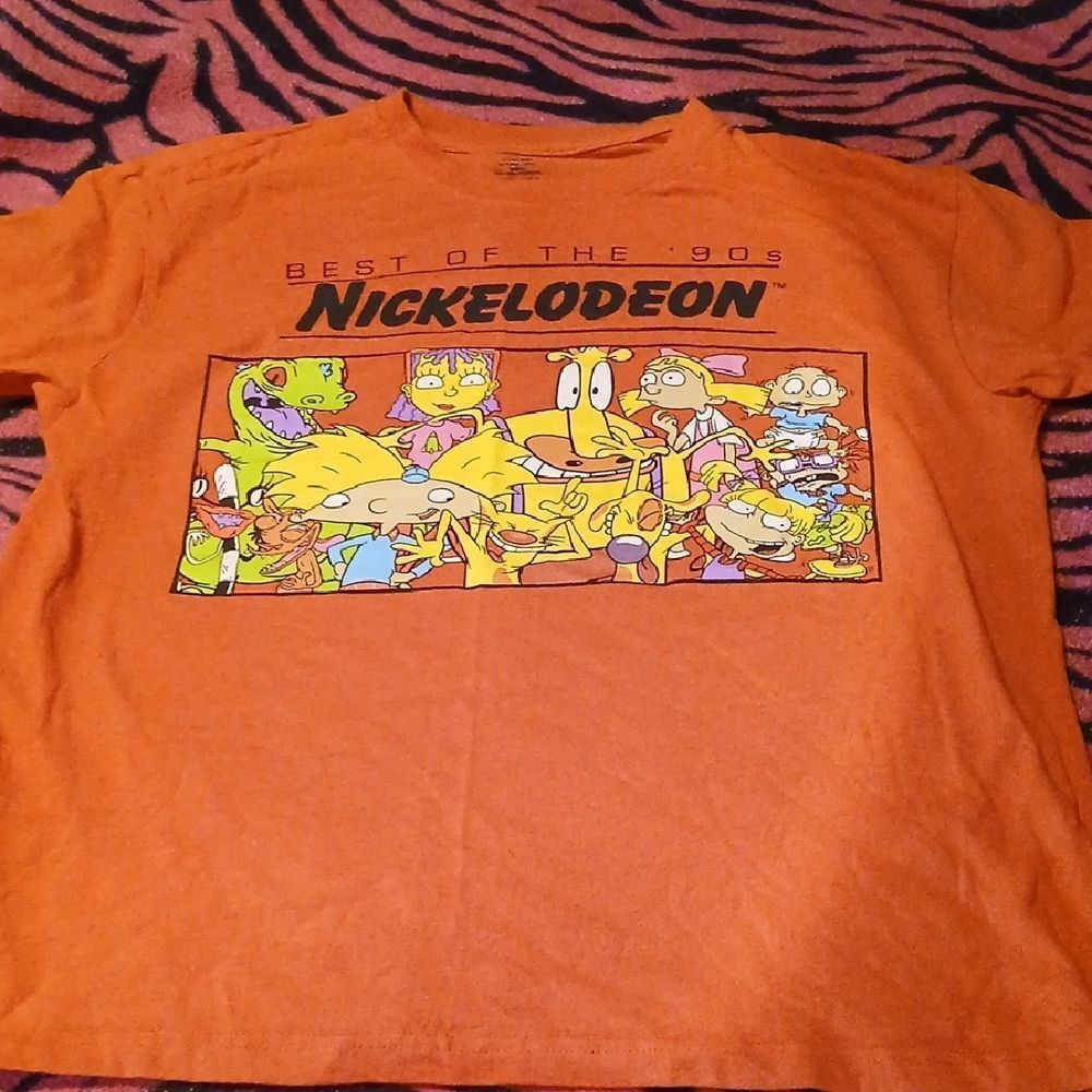 Nickelodeon The Best Of The 90's Short Sleeve Tee Size Large